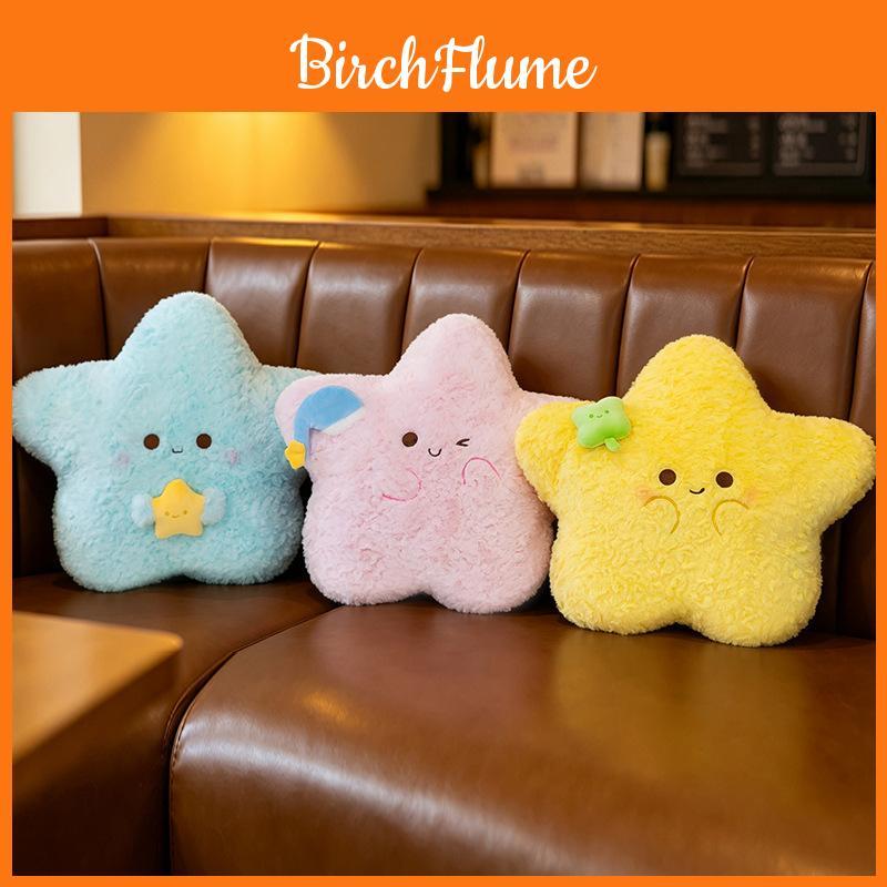 Star Shaped Plush Pillow With Pp Cotton Filling For Bedroom Decor And Sofa Comfort