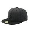 New Era 59FIFTY Two-Tone MLB LA Heather Black Cap, Size 7 1/2, 5950 Los Dod Heather Pack Black