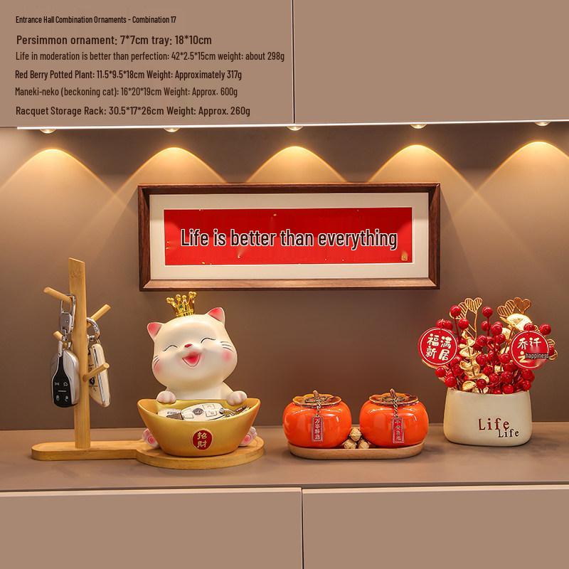 Prosperous New Chinese Style Housewarming Decoration Set