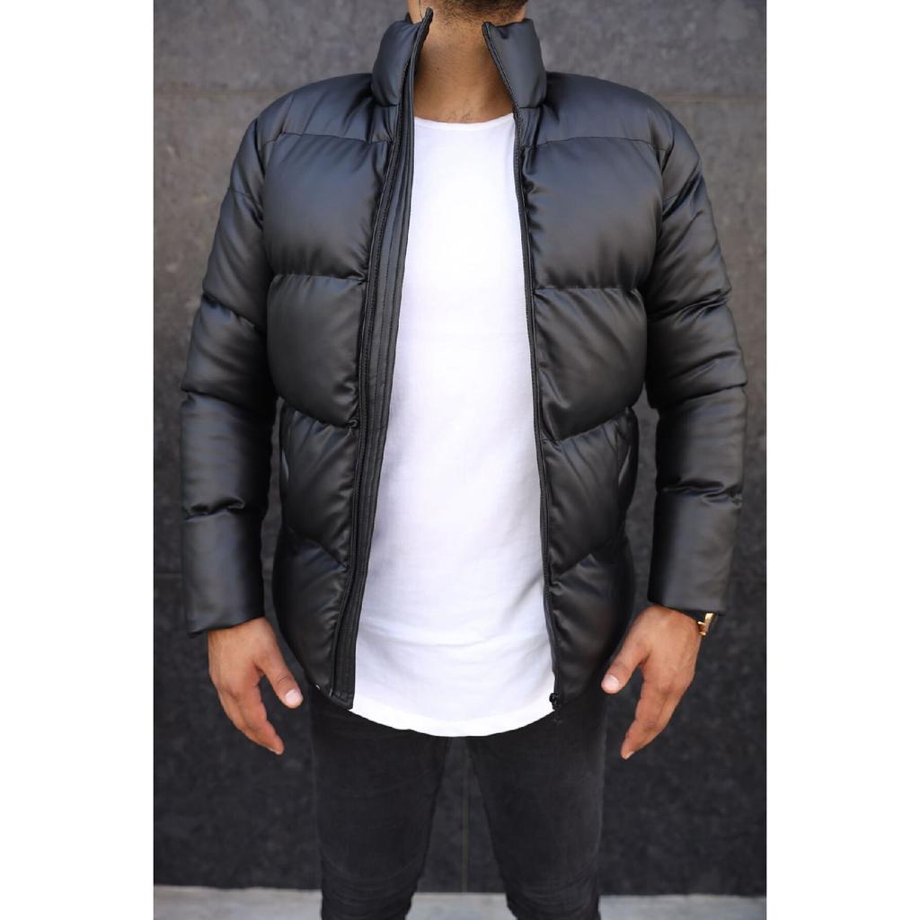 Oversize Leder Mantel Aufblasbare Neue Saison Wasser Und Winddicht