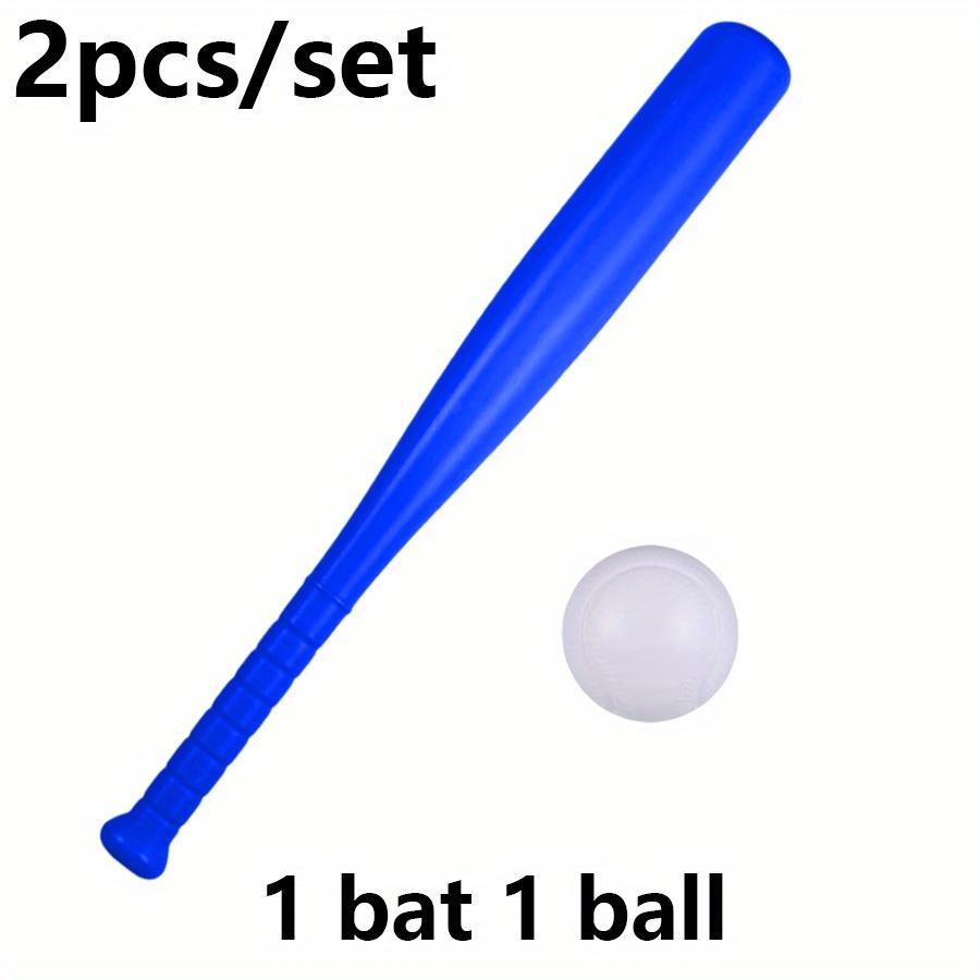 

2pcs/set 17.7in Plastic Baseball Bat with Ball - Lightweight Outdoor Game Set for Backyard Games & Partie, Halloween JXB