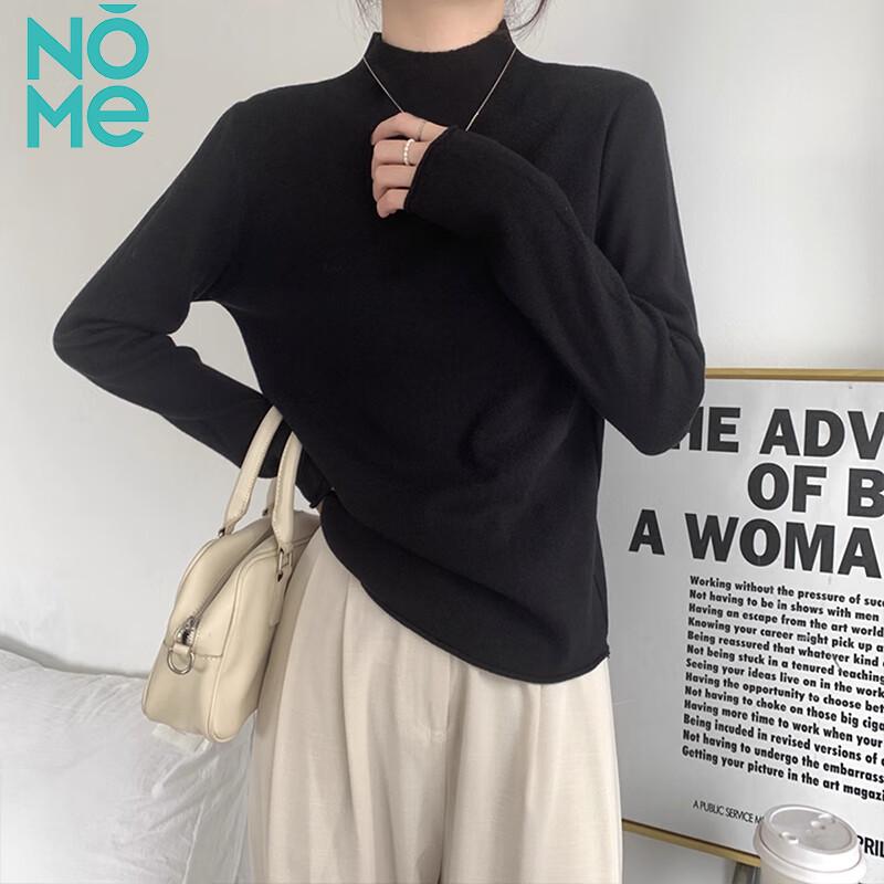 

NOME Women s Mock Neck Layering Sweater (2025 A/W) One Size