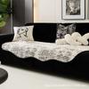 Light Luxury Sofa Cushion Irregular Special-Shaped Non-Slip Seat Cushion Autumn And Winter Modern Living Room Leather Sofa Cover Cover Cloth Towel