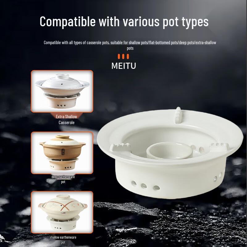 HuaMeiGuan Ceramic Warming Casserole Hot Pot