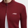 Fila Tennis Fashion Classic Simple Retro Sports Casual Comfortable Versatile Slim Knit Cardigan Women Outerwear Misty-Rose A11W613406FRD