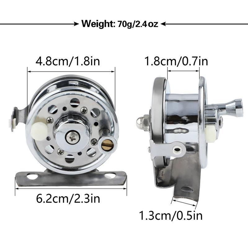 Ice Fishing Reel Tolling Spinning Reels Line Drum Wheel Fishing Tools Carp Bass Ourdoor Fishing