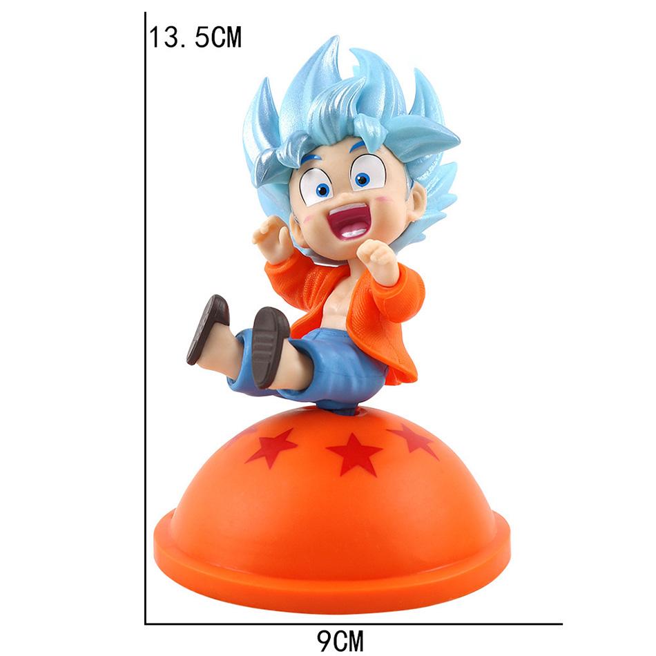 

Dragon Ball Z Goku Q Version Action Figure - Collectible Cartoon Toy Model for Desktop Ideal Christmas Gift for Anime Fans