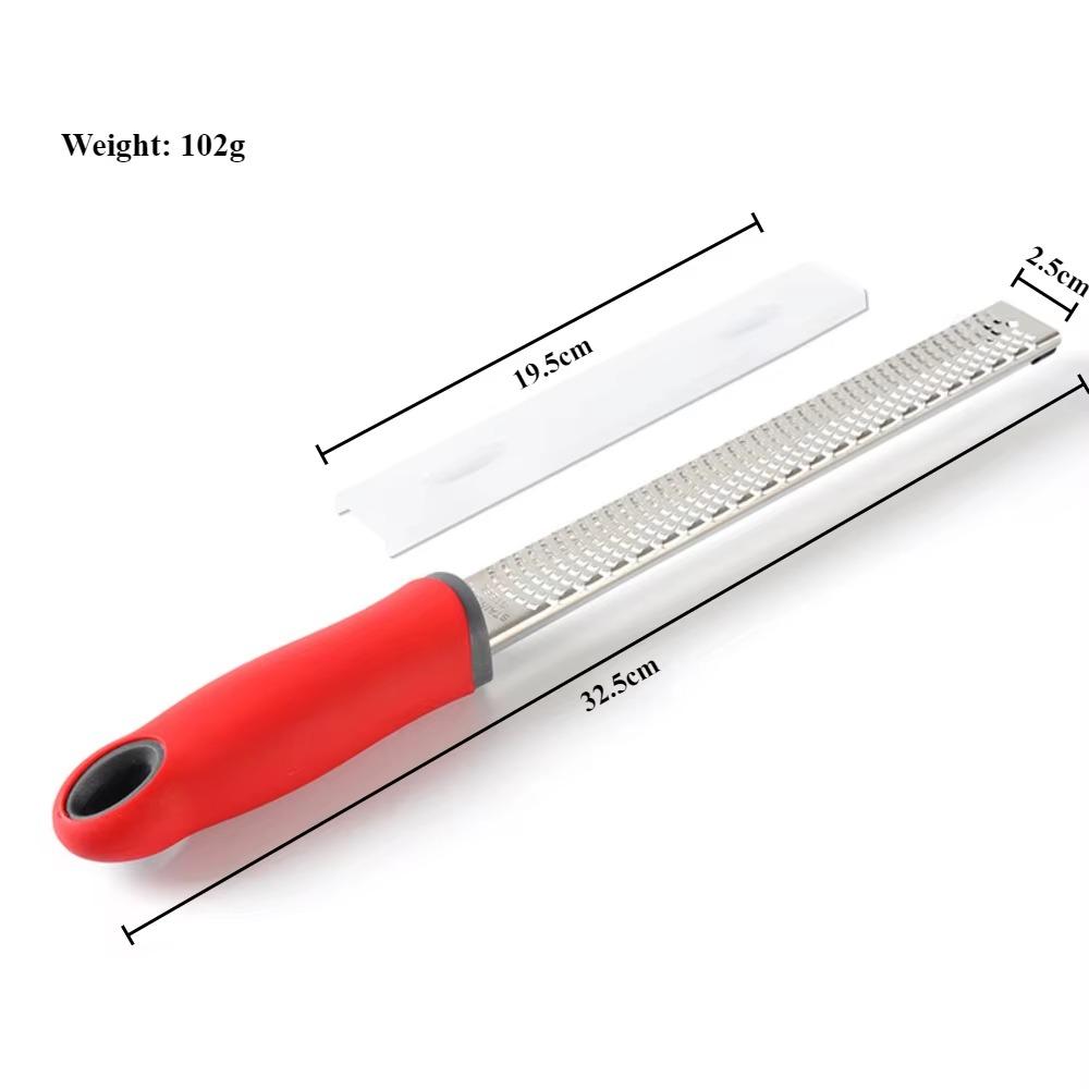 Stainless Steel Cheese Grater Multi Functional Handheld Labor-saving Food Grinder Rust Proof Chocolate Lemon Peel Handle Grinder