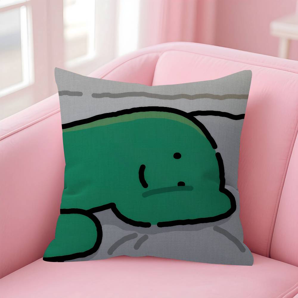 Cartoon J-Joguman S-Studio Personalized Pillow Cover Kids Bedroom Wild Party Decor Pillowcase Kid Birthday Shower Gift