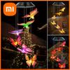 1PC Led Mudança de Cor Borboleta Libélula Beija-flor Solar Sinos de Vento Ao Ar Livre À Prova D'Água Presentes de Aniversário