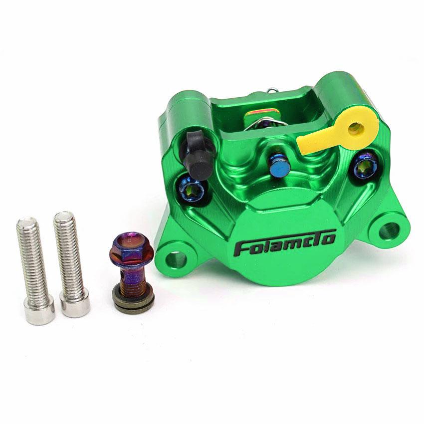 

84mm Motorcycle Pitching Brake Caliper 2 Piston Front Rear Disc for Yamaha JOG Aerox Honda Msx125 Monkey Grom Street Bike E-Bike зелений