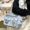 Preppy Itabag Large-Capacity Transparent Backpack/Crossbody Bag for Fashionable Girls