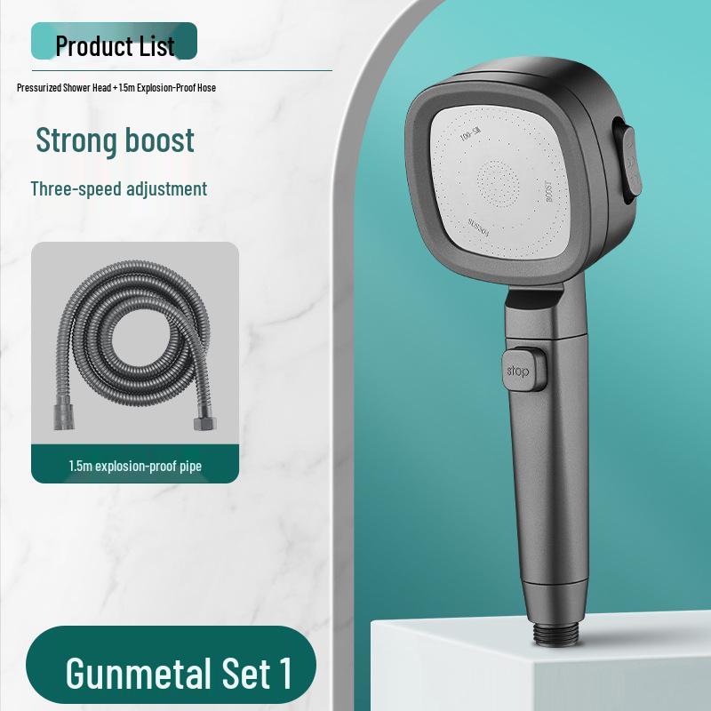 Powerful Boost Rain Shower Head Set for Bathroom & Home