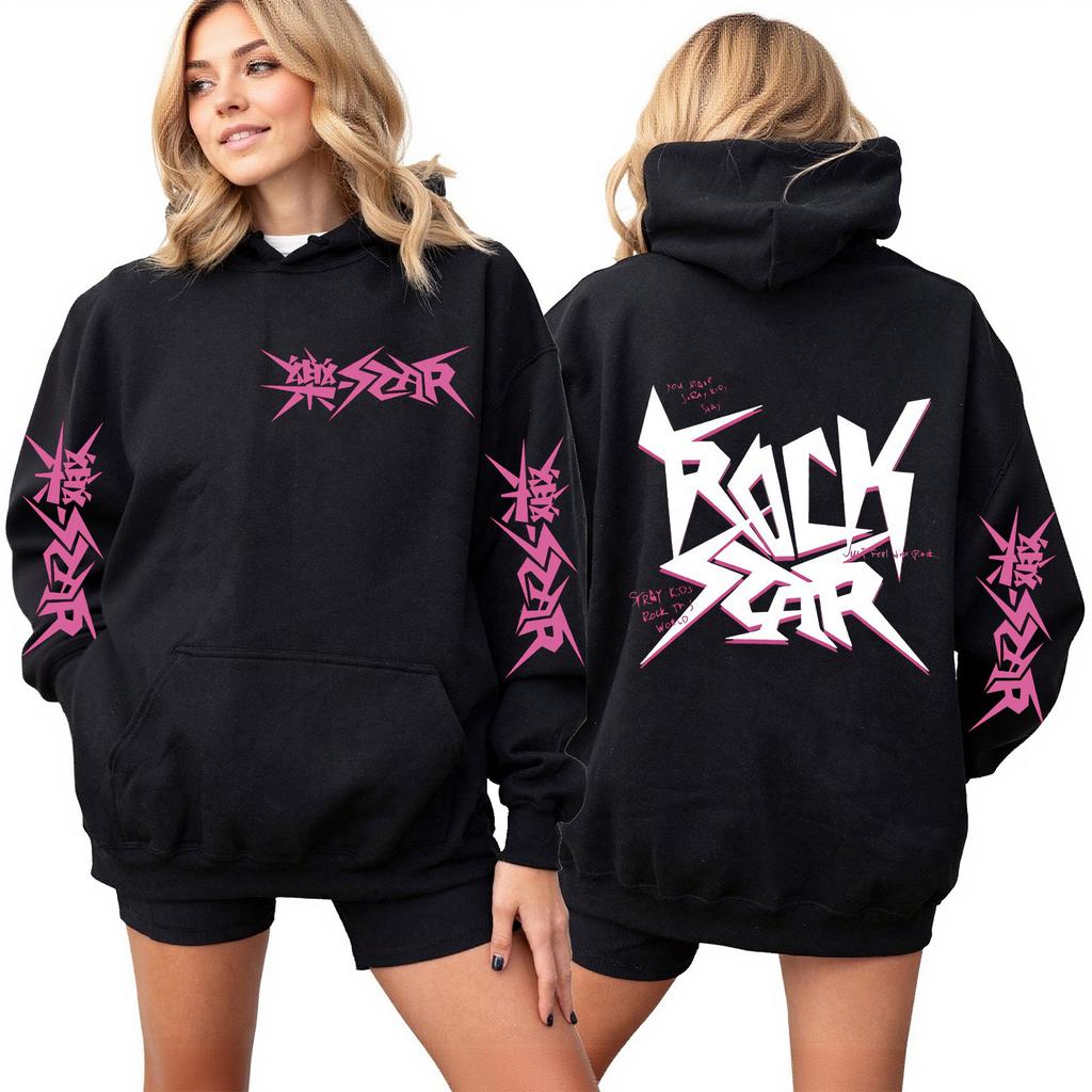 Women's Fashion Casual Outfit Sweatsuit Long Sleeve Top Printed Hooded Sweatshirt