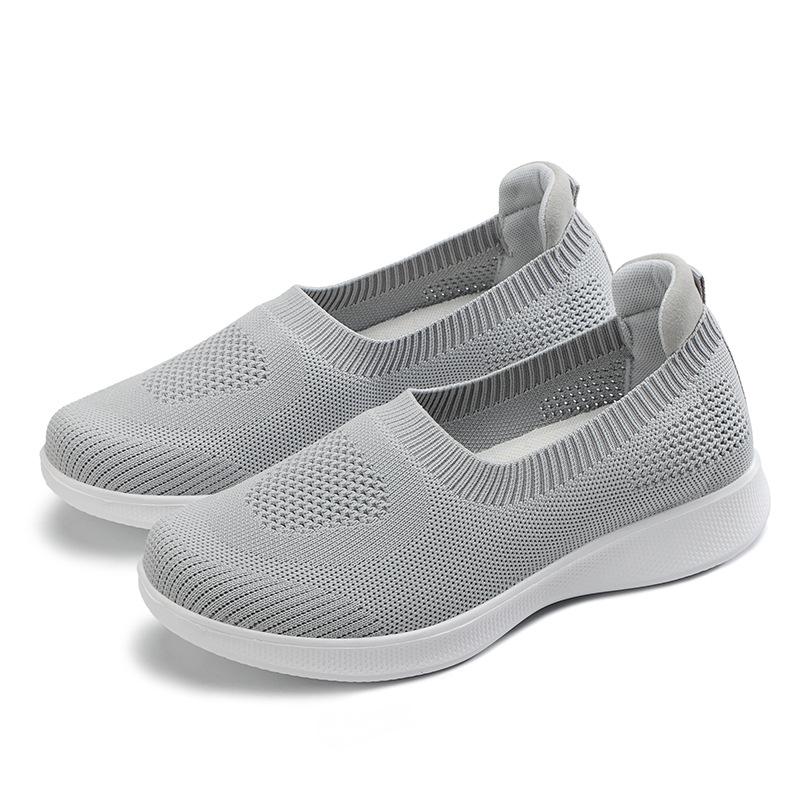 

Sneakers Women Shoes 2022 Newestslip-On Breathable Mesh Sock Women Casual Flat Shoes Loafers Vulcanized Shoes Woman Ser54Qiu