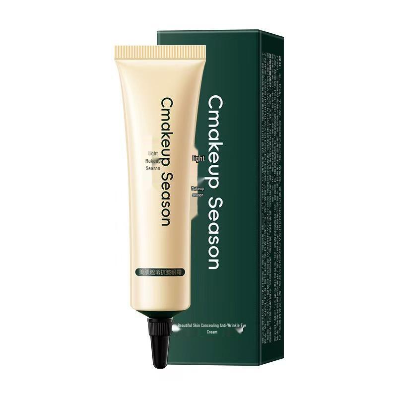 Brightening Anti-Wrinkle Hydrating Eye Cream for Concealing Dark Circles and Faux Bare-Face Look