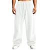 Men's Color -Lined Sweatpants High Waist Loose Fit Wide Leg Pants with Pockets