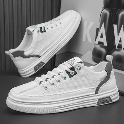 Men's 2024 New Breathable Soft Sole Small White Shoes Versatile Casual Shoes Men's Flat Bottomed Sports Shoes Sneakers Men
