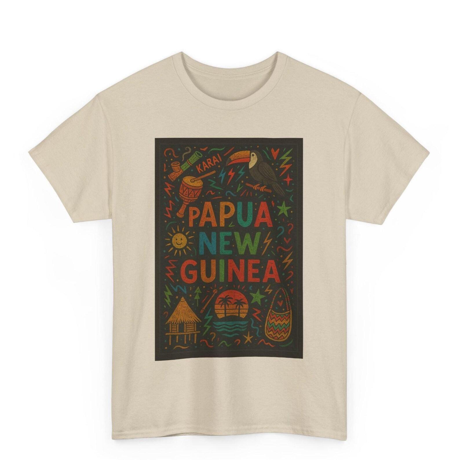 Papua New Guinea T-Shirt: Vintage Port Moresby Graphic Tee S