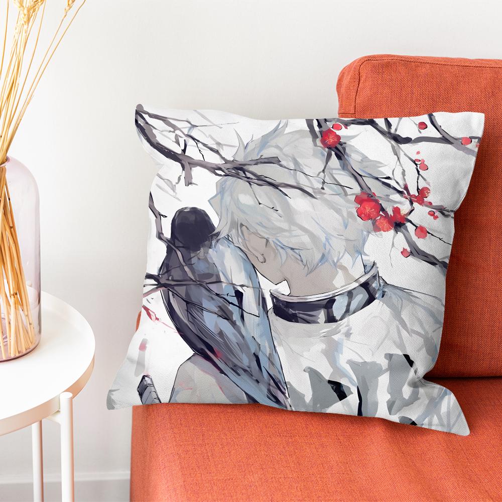 Shinazugawa Sanemi Pillow Case Pillow Case Living Room Sofa Cushion Cover Suitable For Home Bedroom Room Decoration