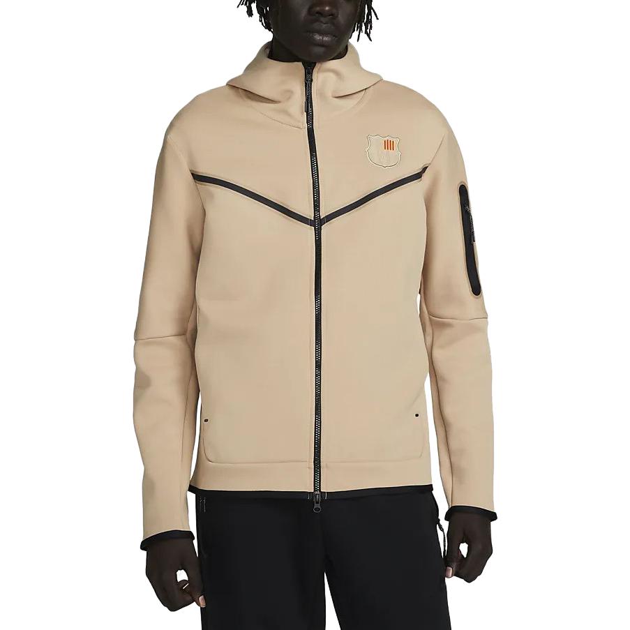 Nike Hooded Zip Jacket Men jackets Khaki DX4752-277