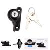 1pcs Zinc Alloy Heavy Duty Window Lock Anti Rust Design Right/Left Window Lock  with Keys Included for Sliding Doors and Window