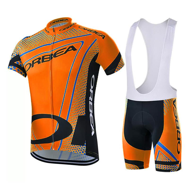 Men's Short-sleeved Cycling Suit Outdoor Cycling Suit Breathable Mountain Bike Cross-border Cycling Suit 2026 Summer Breathable Cycling Suit Suit