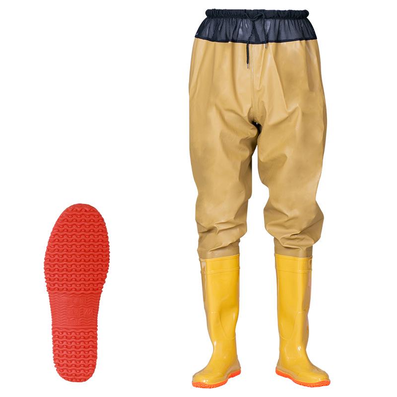 Waterproof Wear-Resistant Fishing Waders with Non-Slip Boots