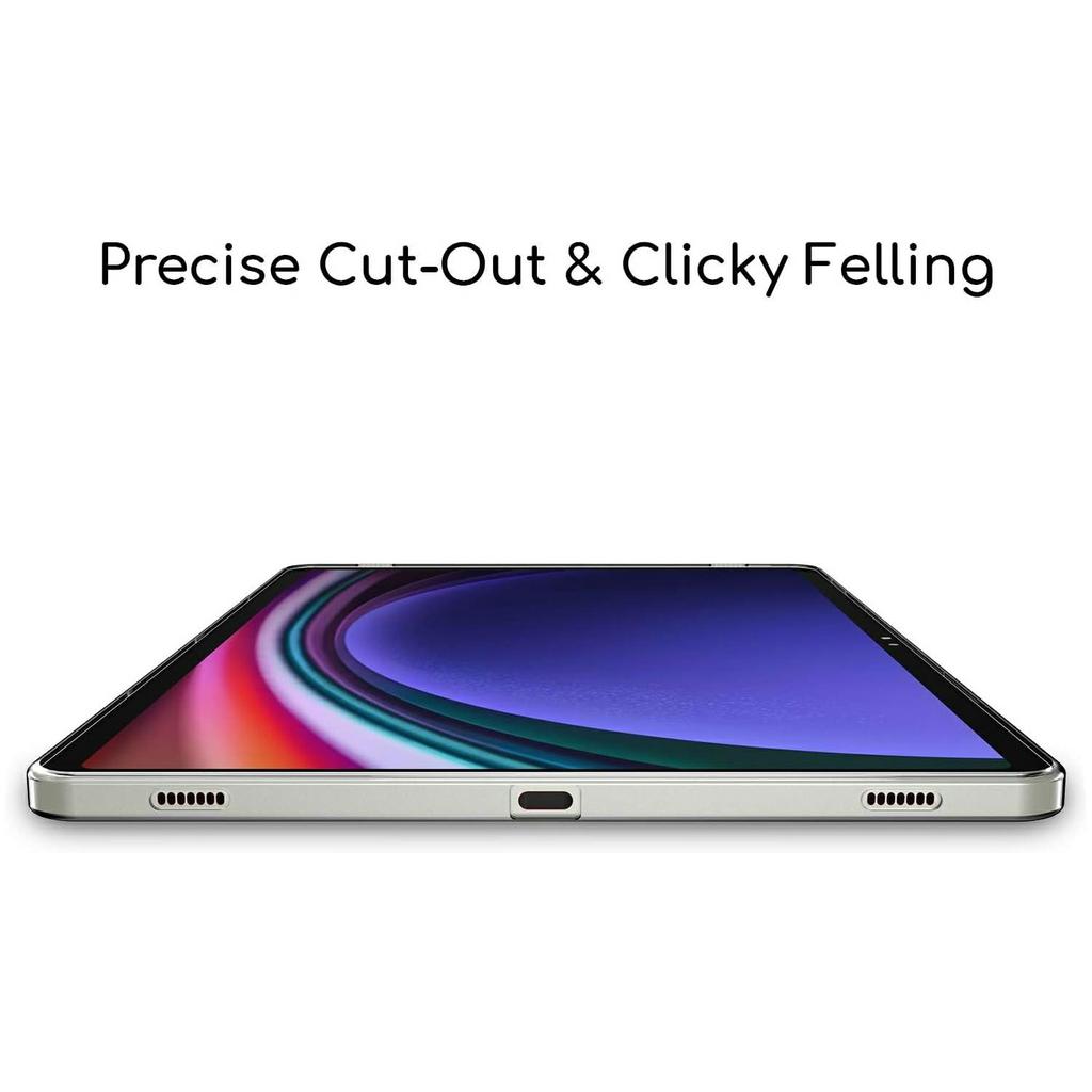 Für Samsung Galaxy Tab S10 Lite/S10 FE/S9 FE Super Klare Hülle Sturzschutz TPU Tablet-Abdeckung