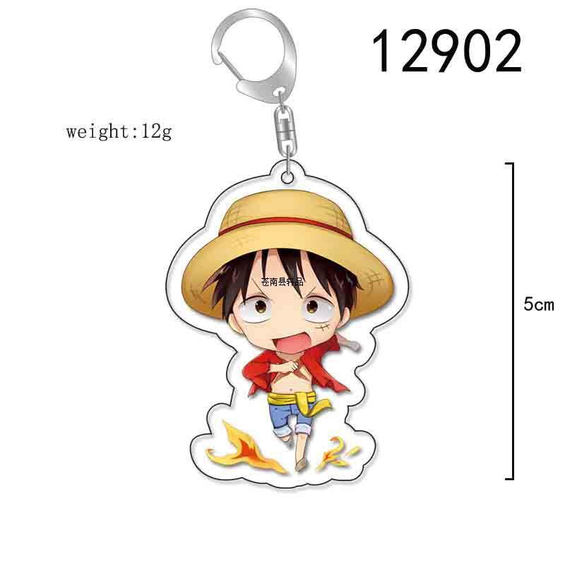 Anime/Cartoon One Piece Keychain/Acrylic Keychain - Luffy, Zoro Acrylic Keychain/Cartoon Keychain Gift