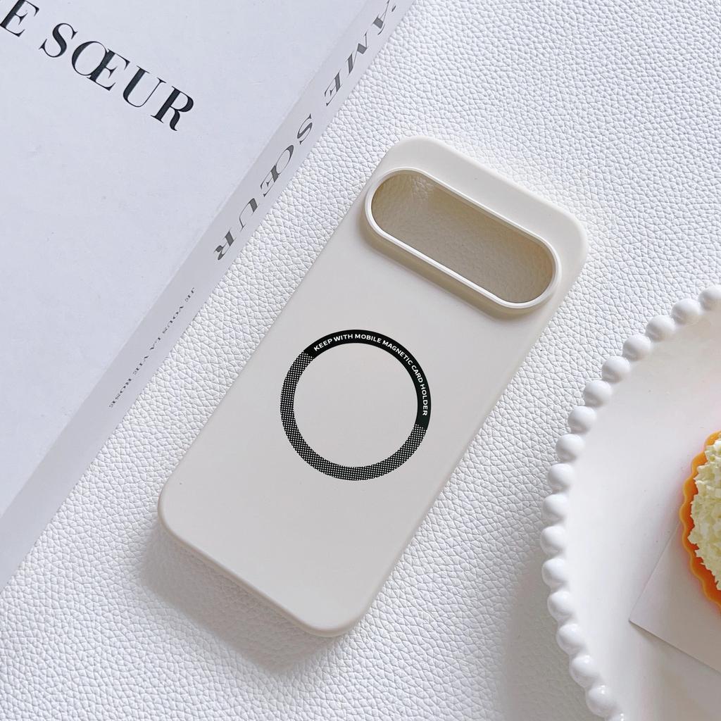 Luxus-Flüssigsilikon-Matt-Stoßfestes Magnetisches Case für Google Pixel 10 9 Pro XL 9A 8 7 6 Pro 8 7 A Einfarbige Schutzhülle