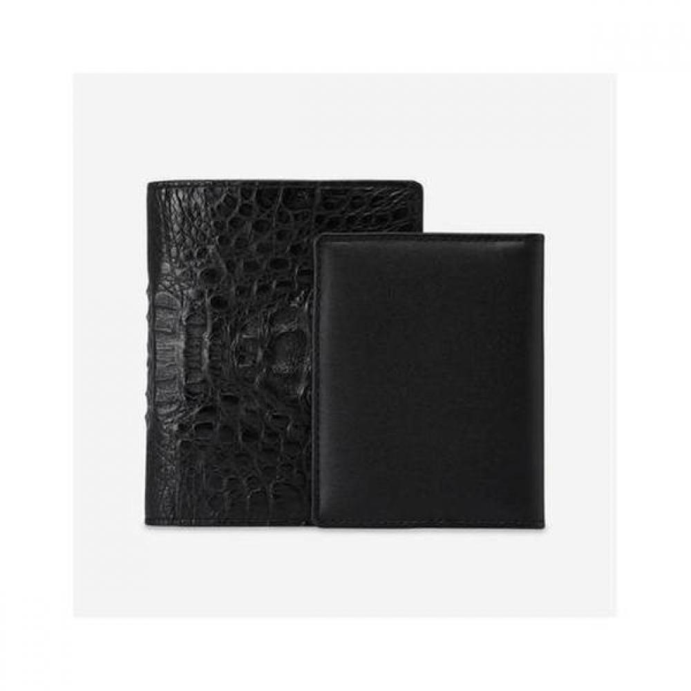 Daks Black Crocodile Leather Wallet Dbwa9f712bk