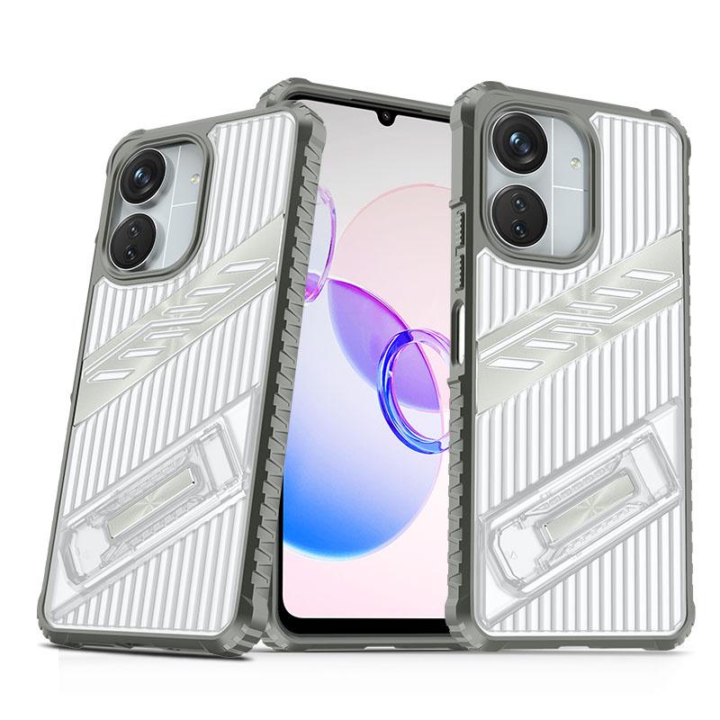 For Xiaomi Redmi 13C 4G 5G Case Shockproof Armor Clear Phone Case for Redmi 13C 13 C Redmi13C Kickstand Back Cover Fundas