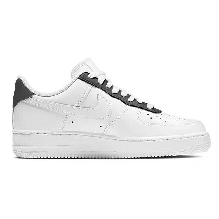 Nike Air Force 1 Slip Resistant Low top Skateboard Shoes Men's White Red CW2288-111(Team366-)