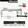 Heavy-Duty Deep Reach Quick-Release F-Clamp for Woodworking (240/300)