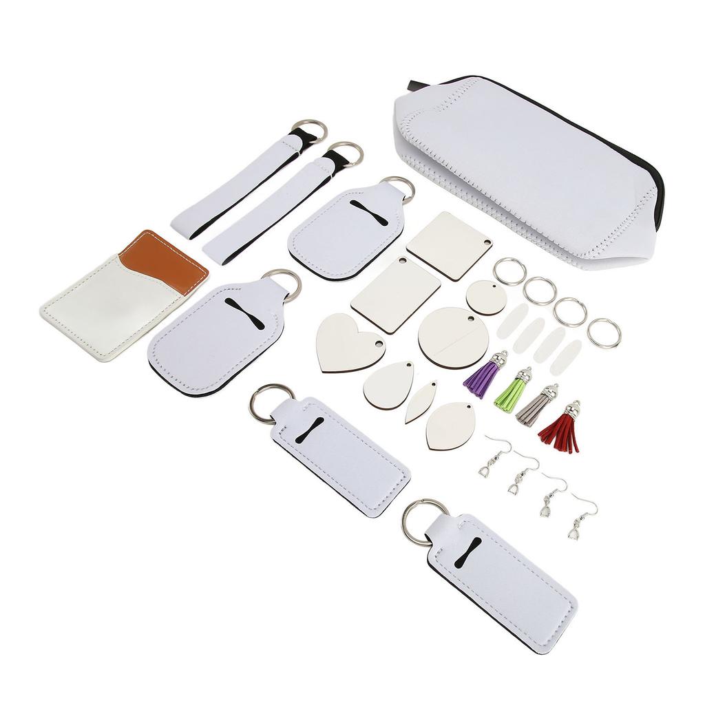 32 Pcs Sublimation Blanks Products Double Sided DIY Sublimation Heat Transfer Craft Earrings