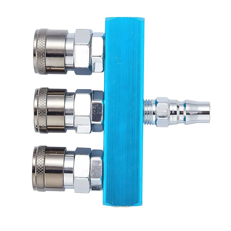 Raccord pneumatique à double prise Pronese 3 branches outils pneumatiques Type à usage général à pression ordinaire pour compresseur d'air prise d'air pour tuyau d'air PN-483