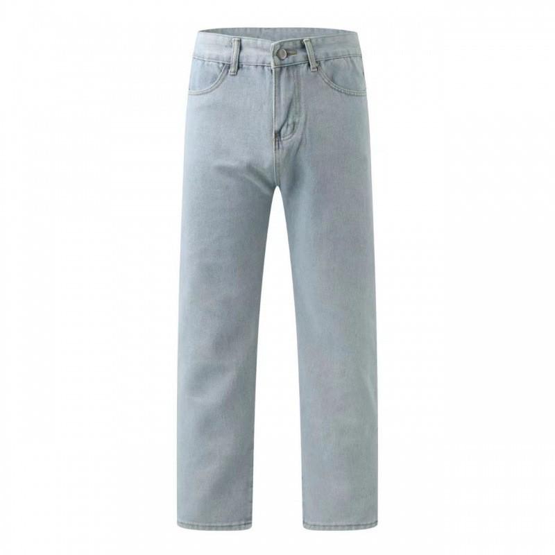 Women's Distressed High-Waist Retro Cat Whisker Straight Jeans