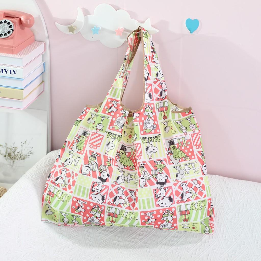 Cute Cartoon Eco-friendly Large Capacity Lightweight Shoulder Shopping Bag
