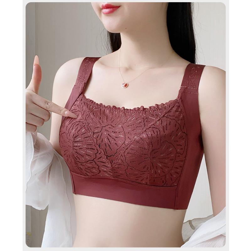 Women S Plus Size Seamless Wireless Push Up Bra Thin Summer