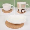 5PCS Natural Cork Coaster, Round Anti Slip And Durable, Coffee Cup Coaster, Desktop Decoration DIY Tableware Coaster