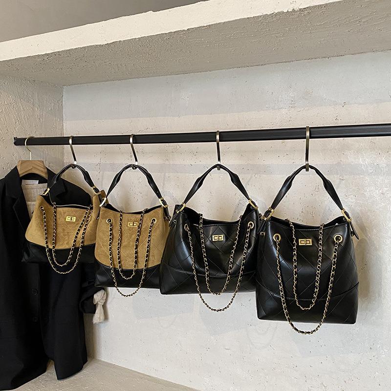 2025 Women's Luxury Deerskin Diamond Chain Crossbody Tote Bag