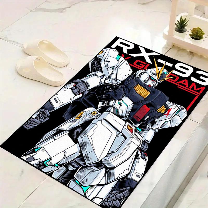 GUNDAM MOBILE SUIT Carpet Rug for Living Room Bedroom Home Sofa Decoration, Kids play Non-slip Floor Mat