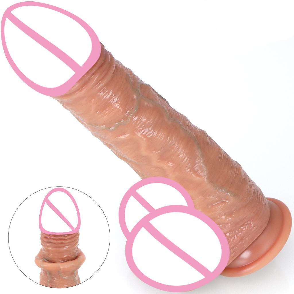 Skin and Egg Dildos Soft Silicone Women's Manual Dildo Masturbation Device Adult Sexy Couple Sex Product