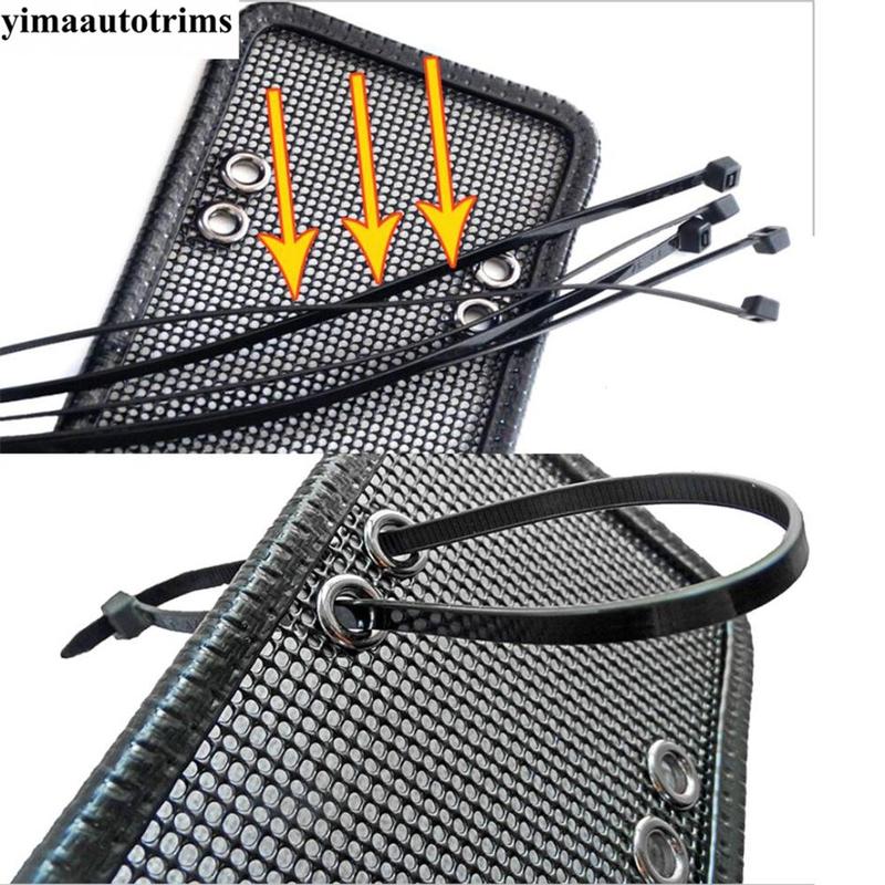 Car Front Grille ert Net ect Screening Mesh Protection Cover Trim Accessories Exterior For Honda Civic 10th 2016 -