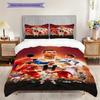 Football Legends Three-piece Set (1 * Duvet Cover + 2 * Pillowcase, Without Core) 2D Flat Christmas Birthday Gift Soft and Comfortable Bedding Set