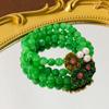 Retro Peach Lotus Pod Bracelet Women'S High-End Versatile White Bracelet Jewelry