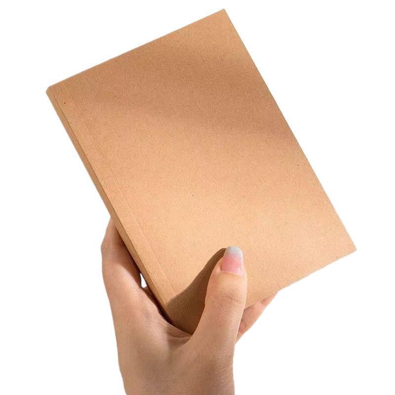 Ultra-Thick Kraft Paper Notebook, Large B5 Grid Lined for Students and Exam Preparation.