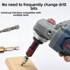 M10 Thread Hex Shank Converter Hex Shank Drill Bit Adapter  Angle Grinder Accessory