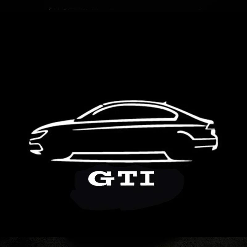 

For VW VOLKSWAGEN 2026 New 2Pcs LED Car Door Welcome Light Courtesy Projector Lamps for VOLKSWAGEN VW GTI Golf Tiguan Arteon POL